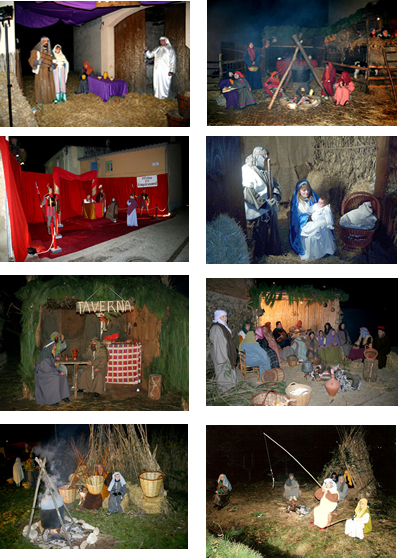 Imatge històrica del Pessebre Vivent de Bescanó